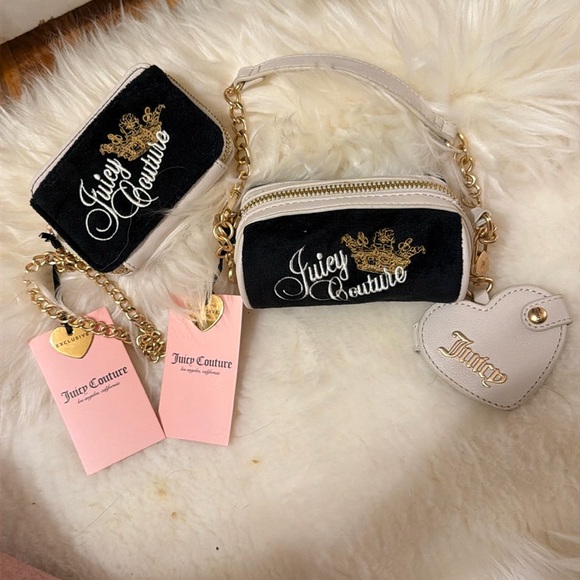 💗Juicy Couture Black and Gold Bag Set🩷 - Picture 6 of 16